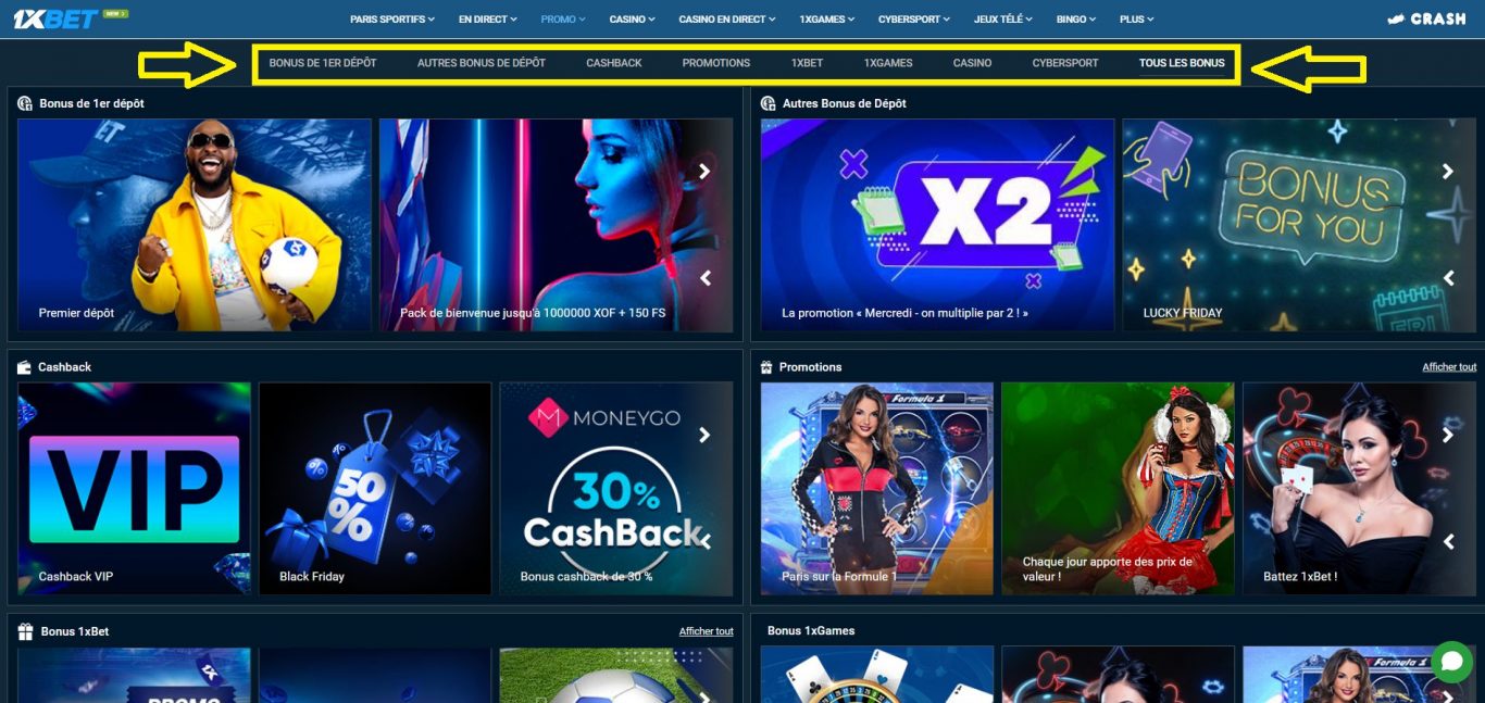 Quelles information sur le bonus 1xBet faut-il savoir pour les Béninois